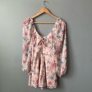 Floral High Waisted Romper🌸